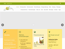 Tablet Screenshot of heilzentrum-helios.de